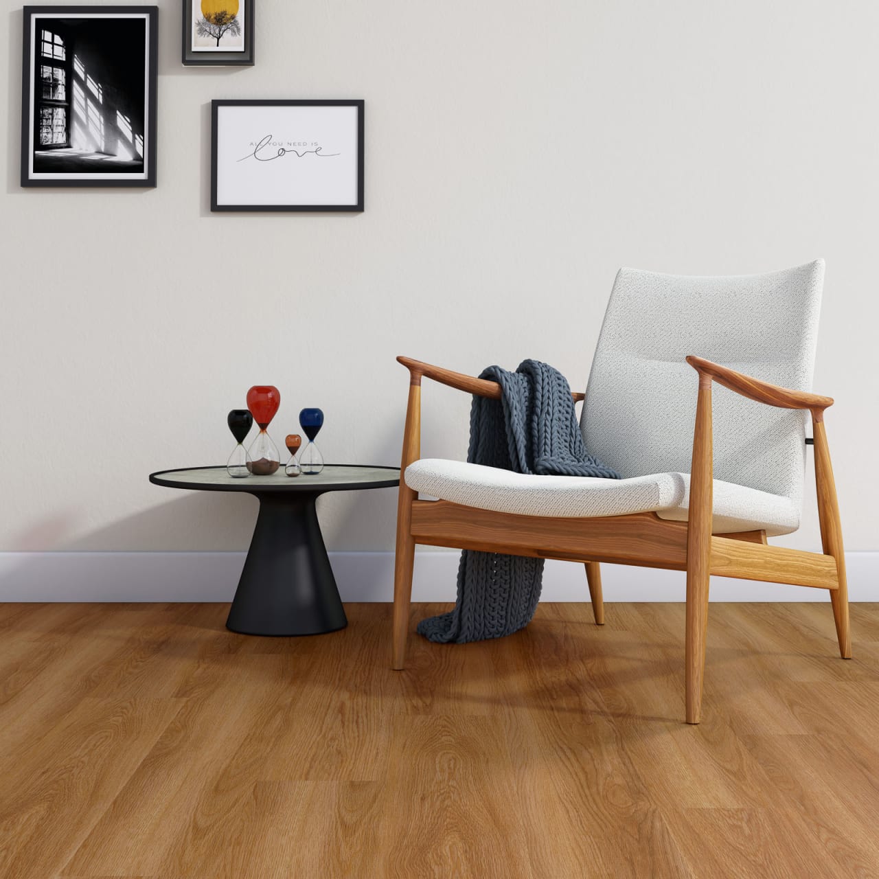 Summer Oak SB5W3012: Click Luxury Vinyl tiles from the Amtico